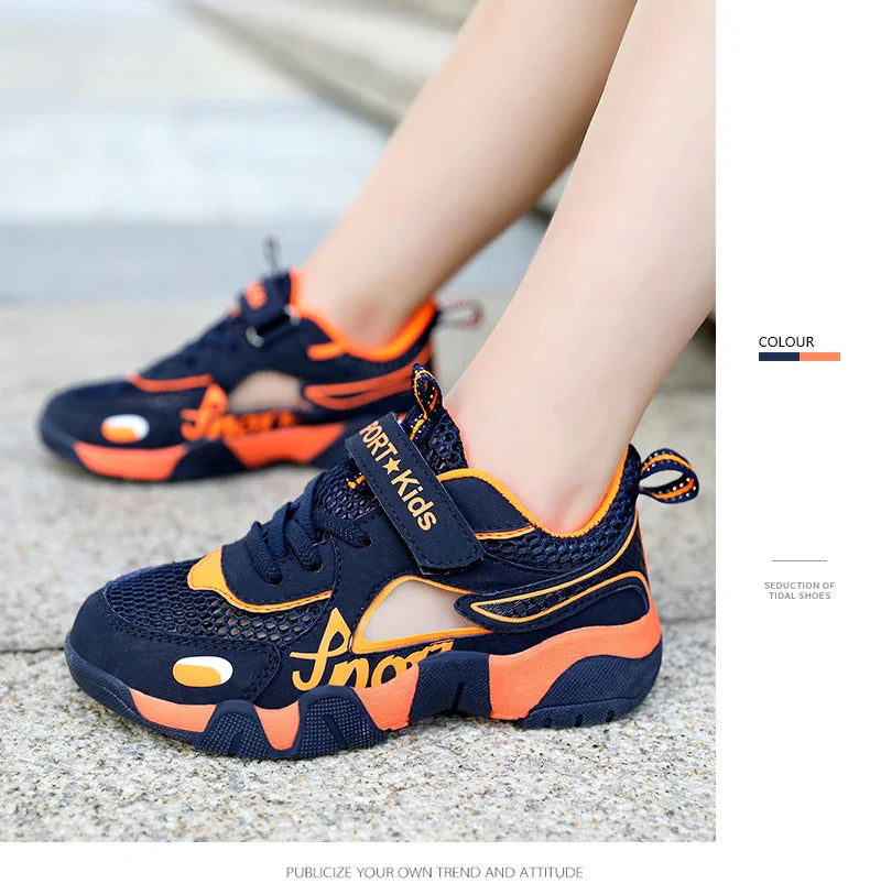 Kids Summer Shoes Kids Sandals Breathable Boys Sandals Soft  Children's Shoes Outdoor Protecting Toes Beach Sandal Water Shoes