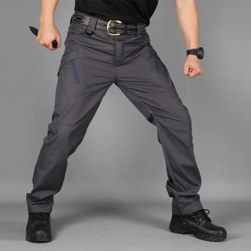 Summer Military Tactical Cargo Pants Casual Trousers Men Wear-resisting Multi-Pockets 1/2Pcs Outdoor Hiking Work Trousers Men