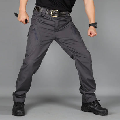 Summer Military Tactical Cargo Pants Casual Trousers Men Wear-resisting Multi-Pockets 1/2Pcs Outdoor Hiking Work Trousers Men