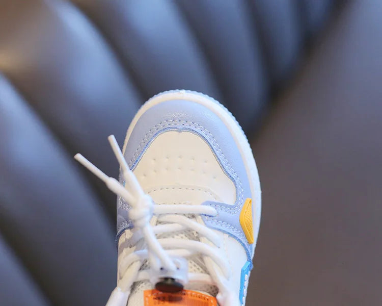 Children Tennis Shoes High-top Sports Shoes for Girls Fashion Causal Kids School Boys Basketball Shoes Breathable Soft Sneakers