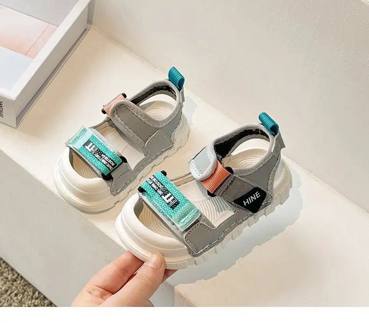 Kids Fashion Sport Sandals Girls Boys New Summer Casual Outdoor Non Slip Sole Sandals Lightweight Comfortable Design Beach Shoes