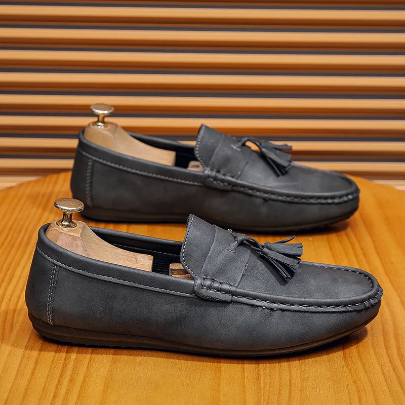 Outdoor Fashion Men's Casual Shoes Comfortable Male Loafers Non-slip Walking Sneakers Breathable Flats Driving Shoes Lazy Shoes