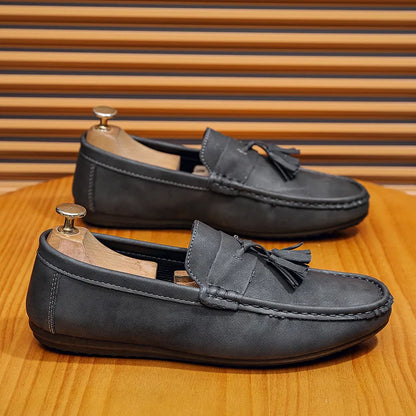 Outdoor Fashion Men's Casual Shoes Comfortable Male Loafers Non-slip Walking Sneakers Breathable Flats Driving Shoes Lazy Shoes