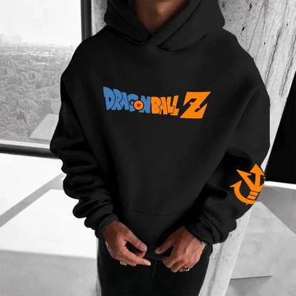 Anime Printing American Hip Hoodie Men's 2025 Autumn/Winter New Casual Loose Y2K Trendy Versatile Parent-Child Top