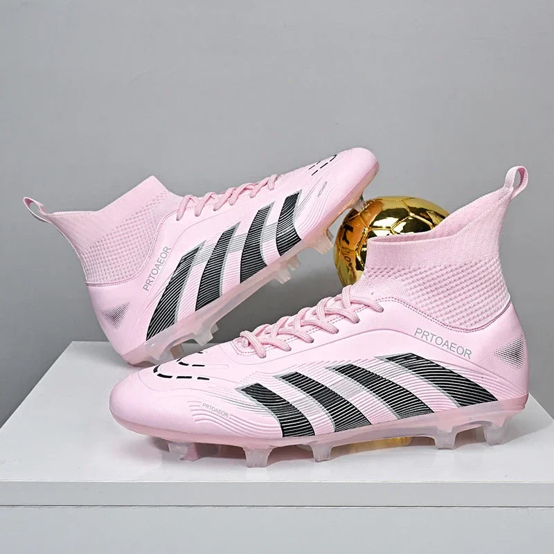 New Men Match Professional Football Boots Non-Slip TF/FG Soccer Shoes Boys Sneakers Comfortable Ankle Sports Shoes Unisex