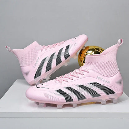 New Men Match Professional Football Boots Non-Slip TF/FG Soccer Shoes Boys Sneakers Comfortable Ankle Sports Shoes Unisex
