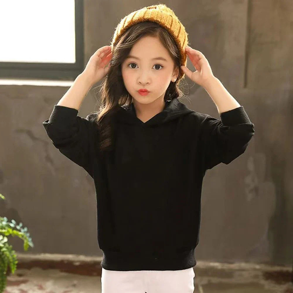 Children's Hoodie+Pants black Children cobra stamp Coat Boys Girls Hoodie Tops Leisure Sweatshirr Toddler 3-12 Year Clothing
