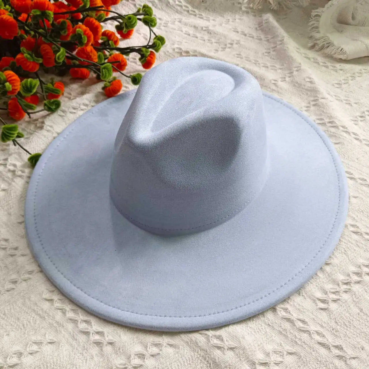 Hats Blank Hats for Burning Multicolor teardrop shaped Top 9.5cm Brim Unisex Jazz Hat Church Hat
