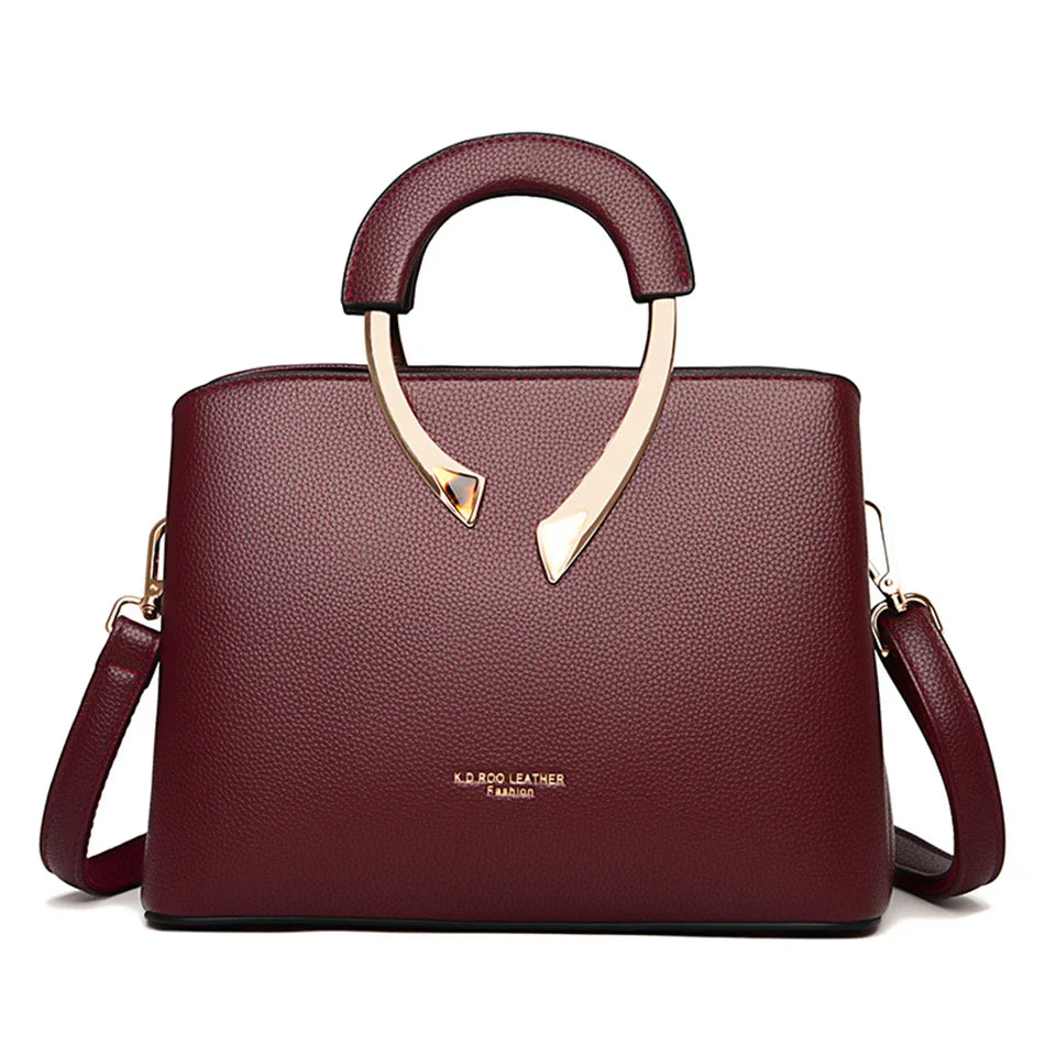 High Quality Leather Casual Tote Luxury Handbags Women Bags Designer Shoulder Crossbody Bags for Women 2024