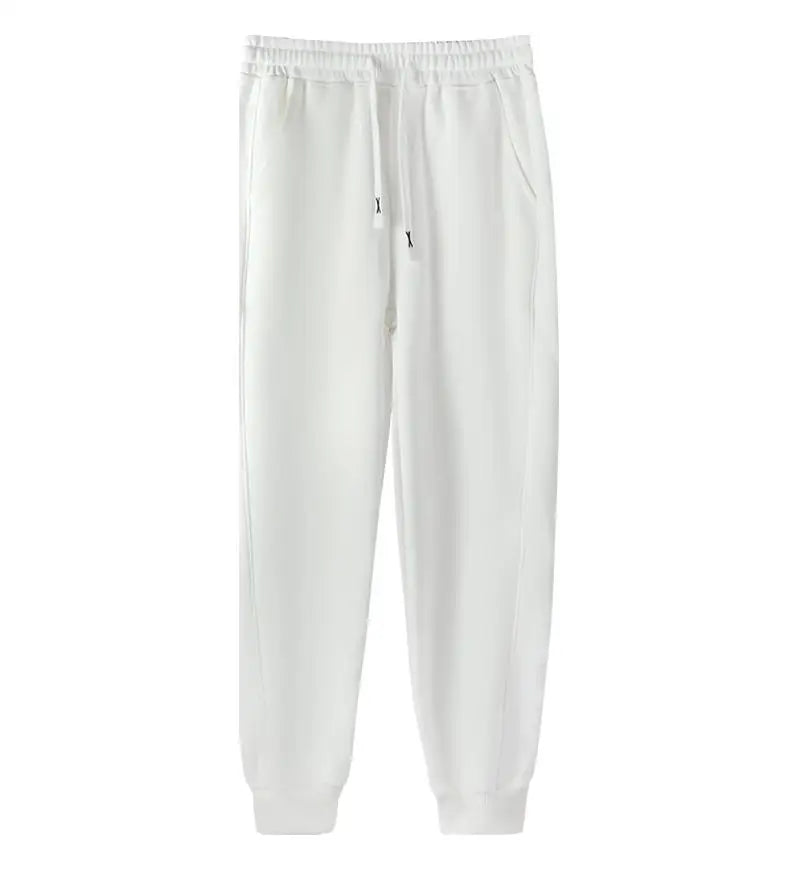 2026 Men Spring Autumn high quality Cotton Sweatpants Casual Drawstring Pockets Trousers Oversize Sweatpants Joggers For Unisex