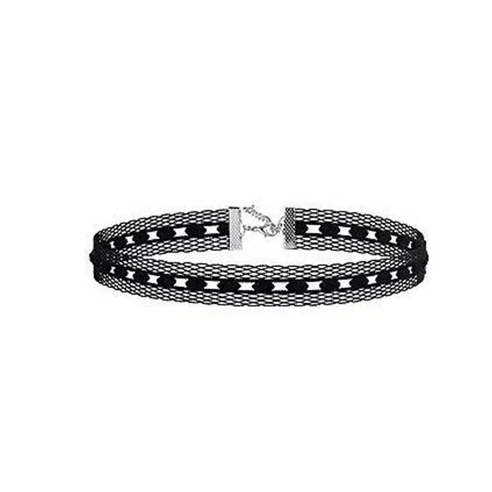 Punk Black Sexy Lace Chokers Necklace For Women Fashion Retro Clavicle Chain Halloween Collar Choker Steampunk Gifts