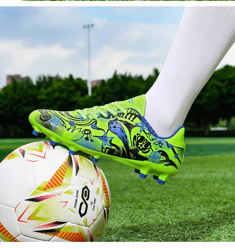 New Kids Soccer Shoes Men Original Football Shoes Indoor Professional Football Field Boots Society Cleats TF/AG Sneaker Non Slip