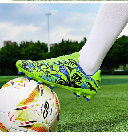 New Kids Soccer Shoes Men Original Football Shoes Indoor Professional Football Field Boots Society Cleats TF/AG Sneaker Non Slip