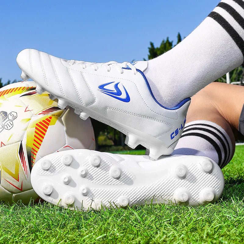 New Men Football Boots Futsal Soccer Shoes TF FG Grass Cleats Comfortable Outdoor Training Shoes Match Breathable Sport Indoor
