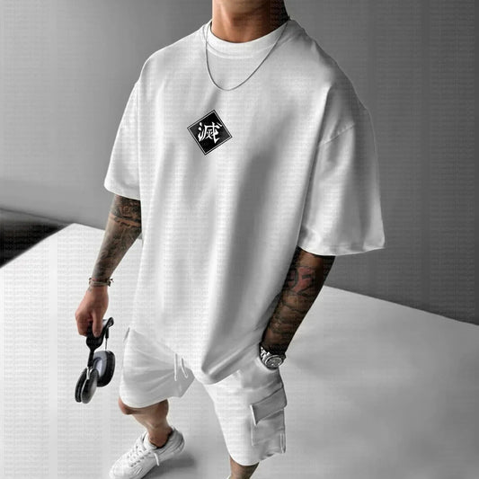 Men's and Women's Summer Fashion Oversize T-shirt、Hoodie、Shorts and Sweatpants