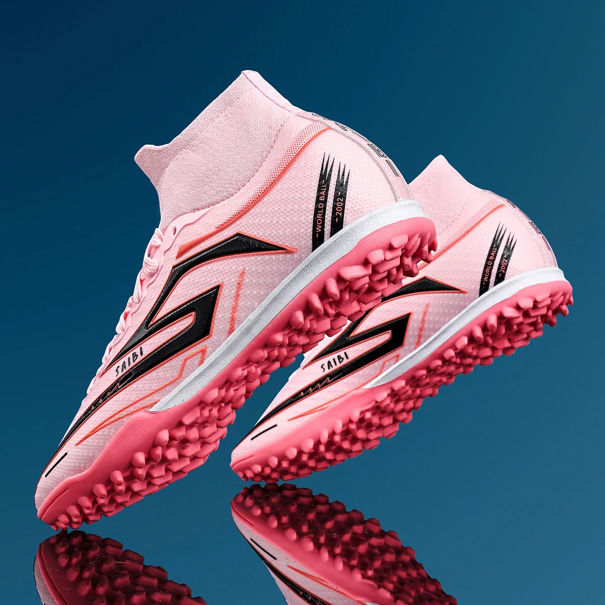 Breathable TF Turf Soccer cleats PU Fabric Composite Upper Rubber Anti-slip Sole Cost-effective Men Women Kids Footwear