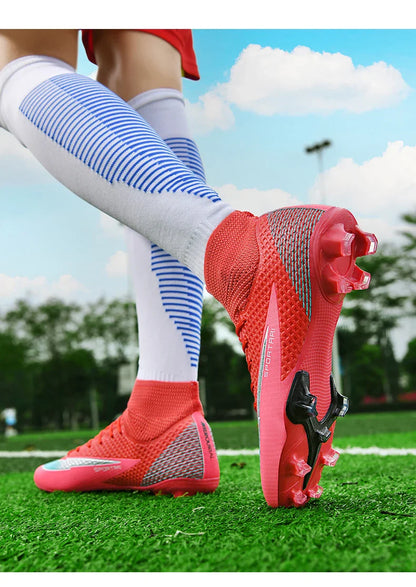 Men TF Football Boots Sneakers Indoor Comfortable High Quality Training Male Soccer Shoes Non Slip Sports Football Shoes Match