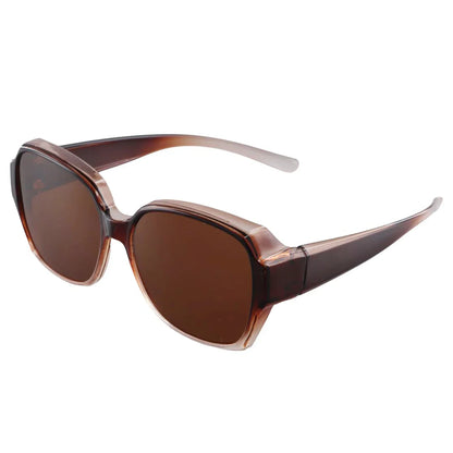 For Driving Riding That Can Be Worn over Other Glasses Wrap Around Square Shades Fit Over Glasses Sunglasses Polarized