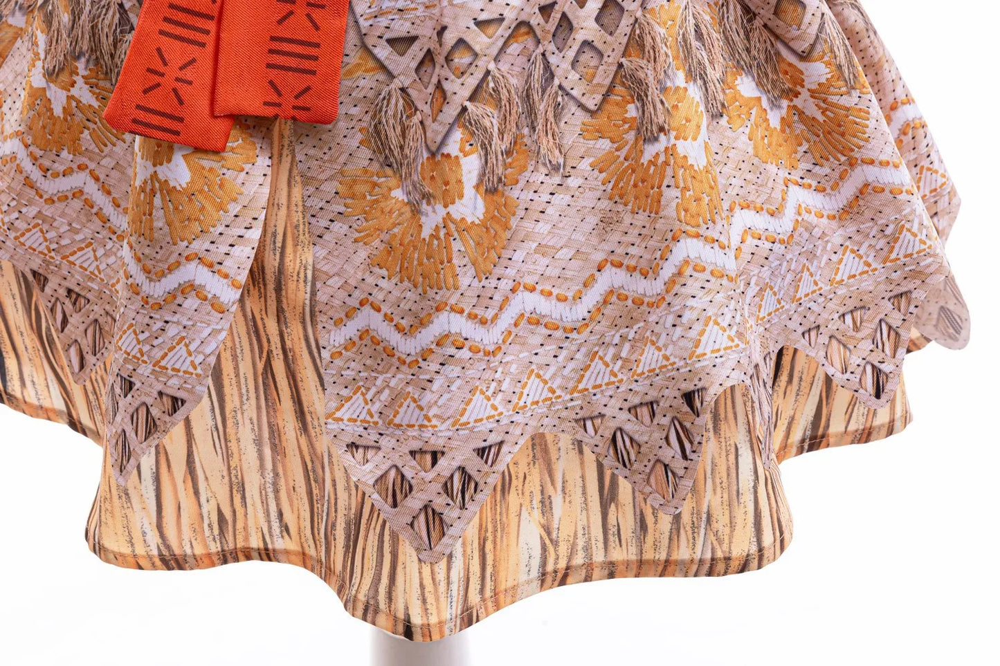 Moana Cosplay Dress For Girl New Little Girl Two Piece Suit Children Geometric Print Clothes Halloween Carnival Outfit Moana