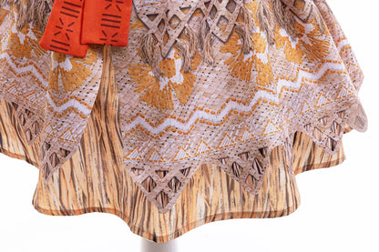 Moana Cosplay Dress For Girl New Little Girl Two Piece Suit Children Geometric Print Clothes Halloween Carnival Outfit Moana