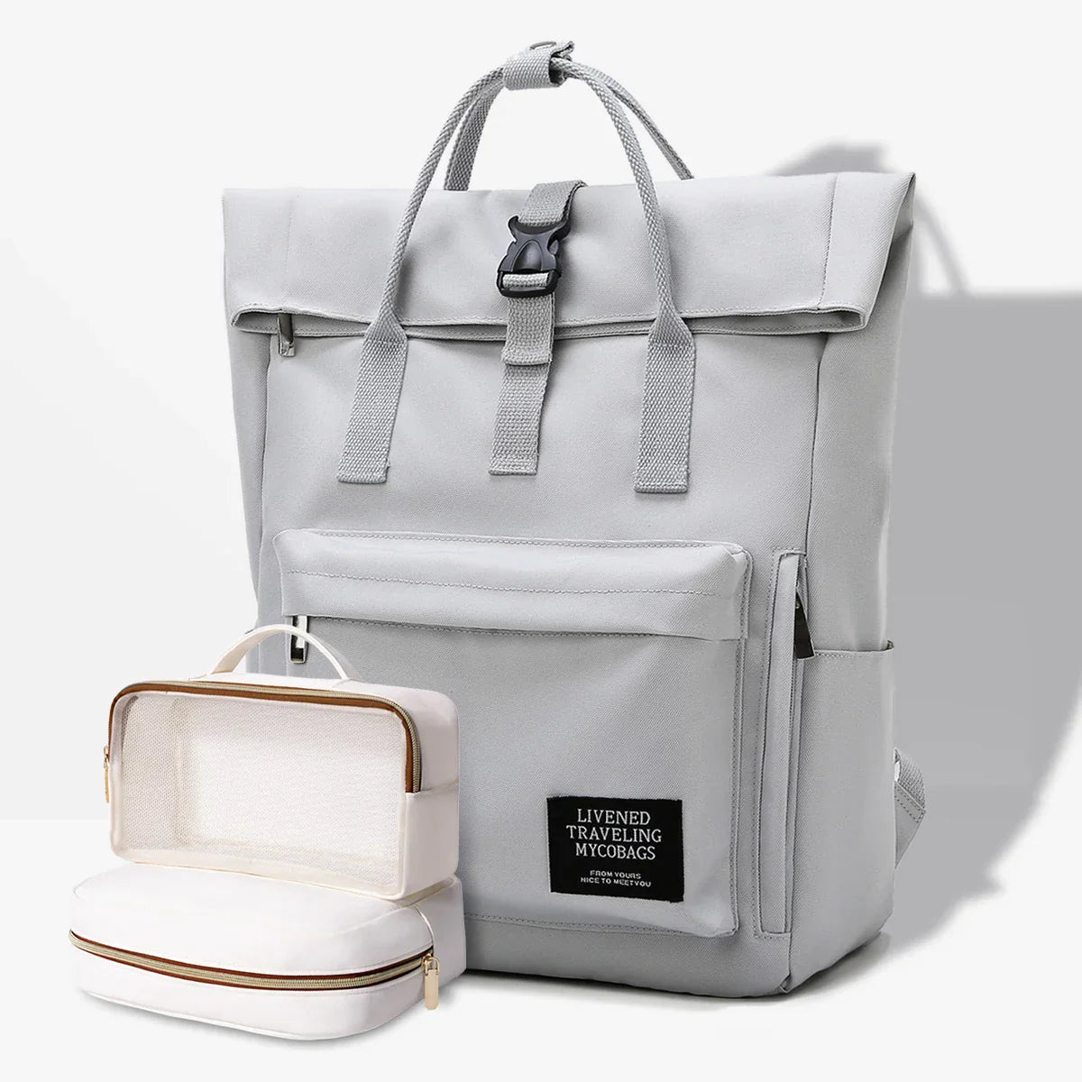 Schoolbag Female College Student Large Capacity Backpack 2026 New Niche Notebook 14Inch Computer Bag Girls Backpack