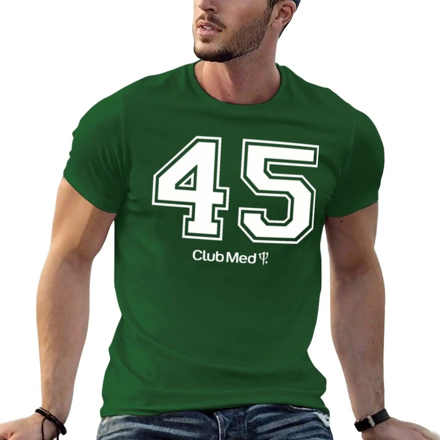 Number 45 Club Med T-Shirt quick drying custom shirt anime stuff plain black t shirts men