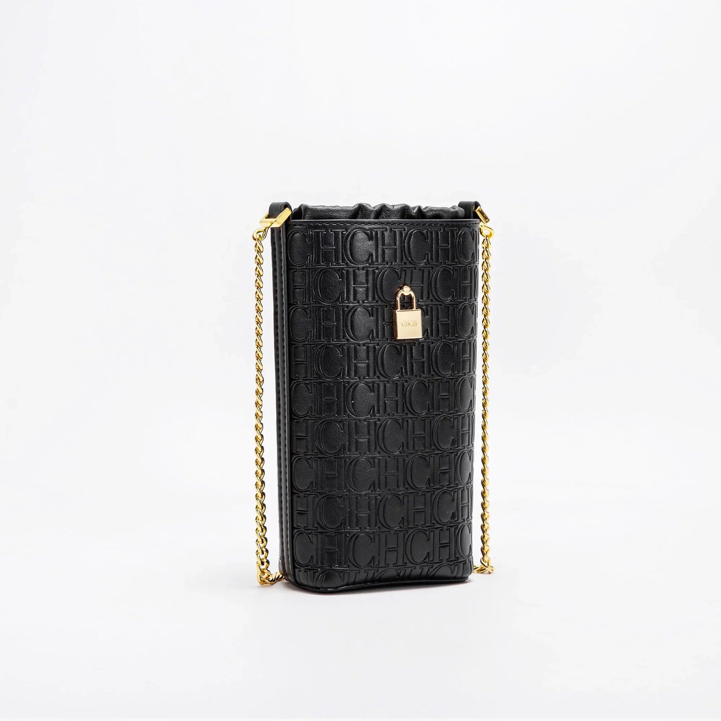 Phone Bag 2024 New Embossed Crossbody Bag High Quality Metal Chain Bag