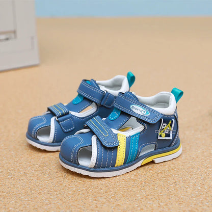 Summer New Sandals Boys Shoes Children Beach Shoes Non-Slip Closed Toe baby Sandals