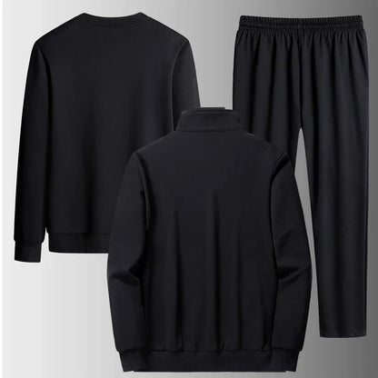Men Tracksuits 3 Pieces Mens Hoodies and Sweatpants Set Spring and Autumn Tracksuit Unisex Jogging Suit Fashion Brand Mens 8XL