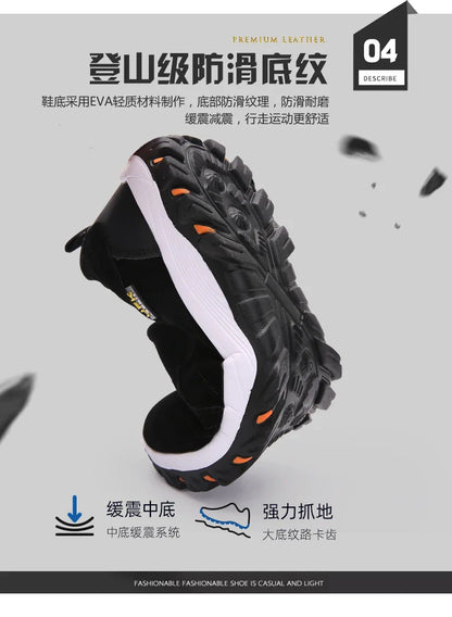 Casual Men's Sports Shoes Outdoor Walking Loafers Comfortable Shoes Fashionable and Lightweight Plus Size 38-50
