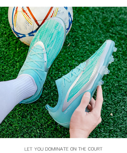 New 2026 Men Soccer Shoes Kids Cleats Grass Adult Professional Football Boots Ultralight Non-Slip Boys Training Soccer Boot