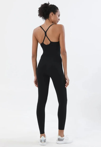 Women's Naked Feeling Sports Bra and Leggings Two Piece Set - High Waist Gym Outfits for Female Fitness, Activewear Sports Sets
