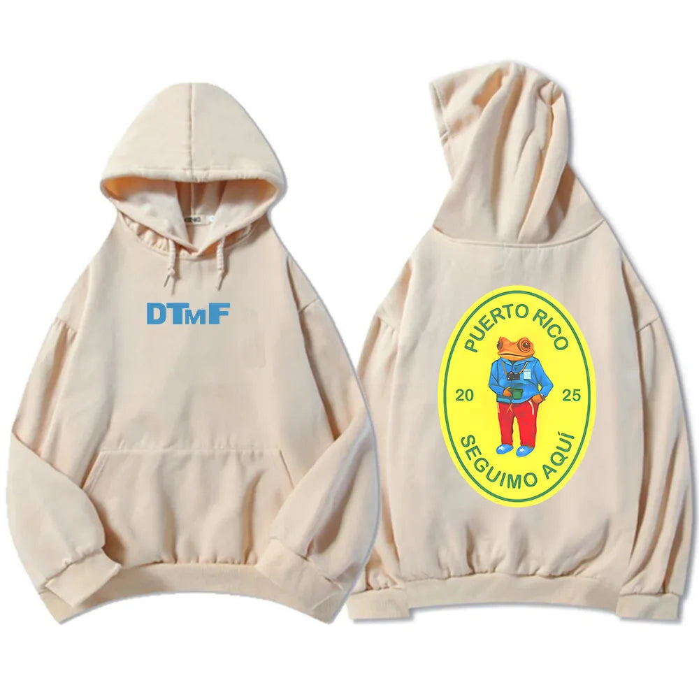 Hoodies Bad Bunny Singer Printing Sweatshirts Men Women Clothing Sudaderas Hombre Male