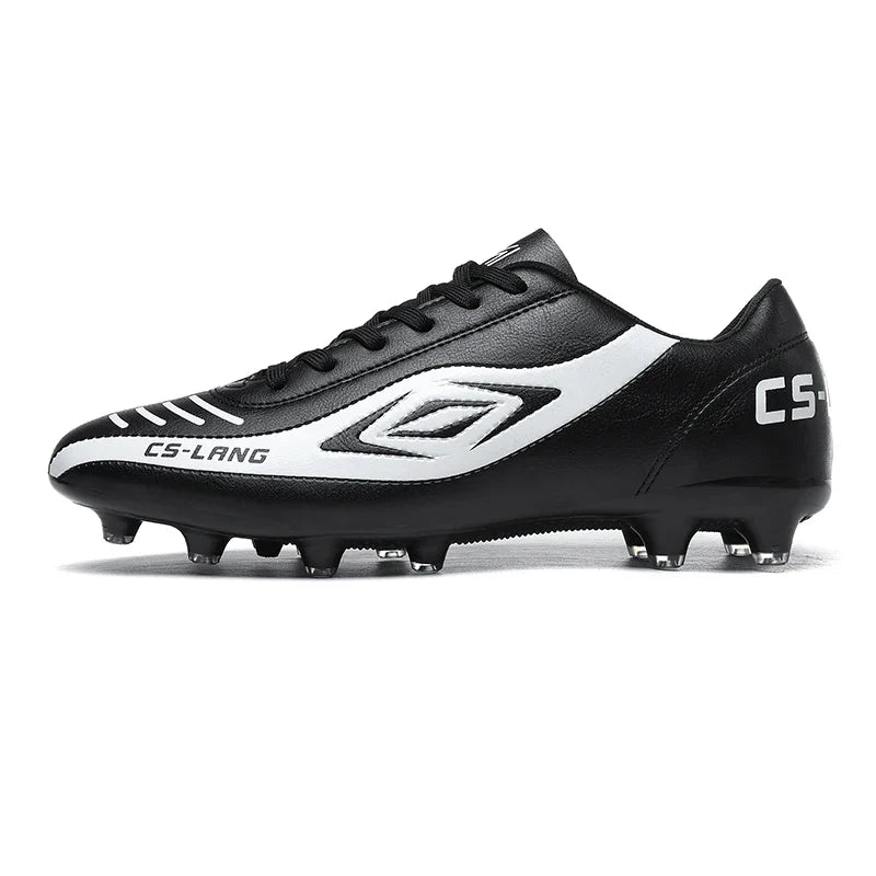 New Men Football Boots Breathable Professional Soccer Shoes Turf Outdoor Non-slip Long Spikes Adult Ultralight Training Futsal