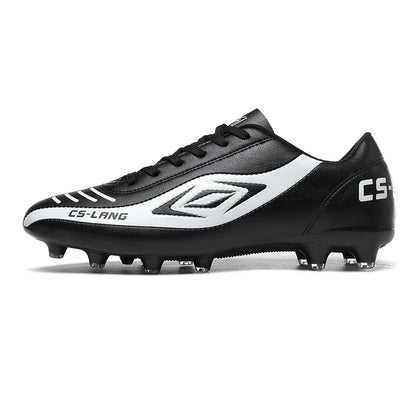New Men Football Boots Breathable Professional Soccer Shoes Turf Outdoor Non-slip Long Spikes Adult Ultralight Training Futsal