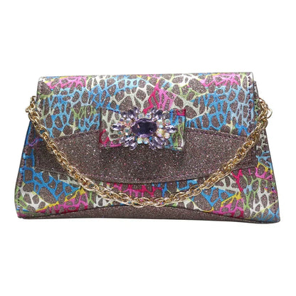African Fashion Italian Shoes And Bag Sets For Evening Party With Stones Colorful Italian Handbags Match