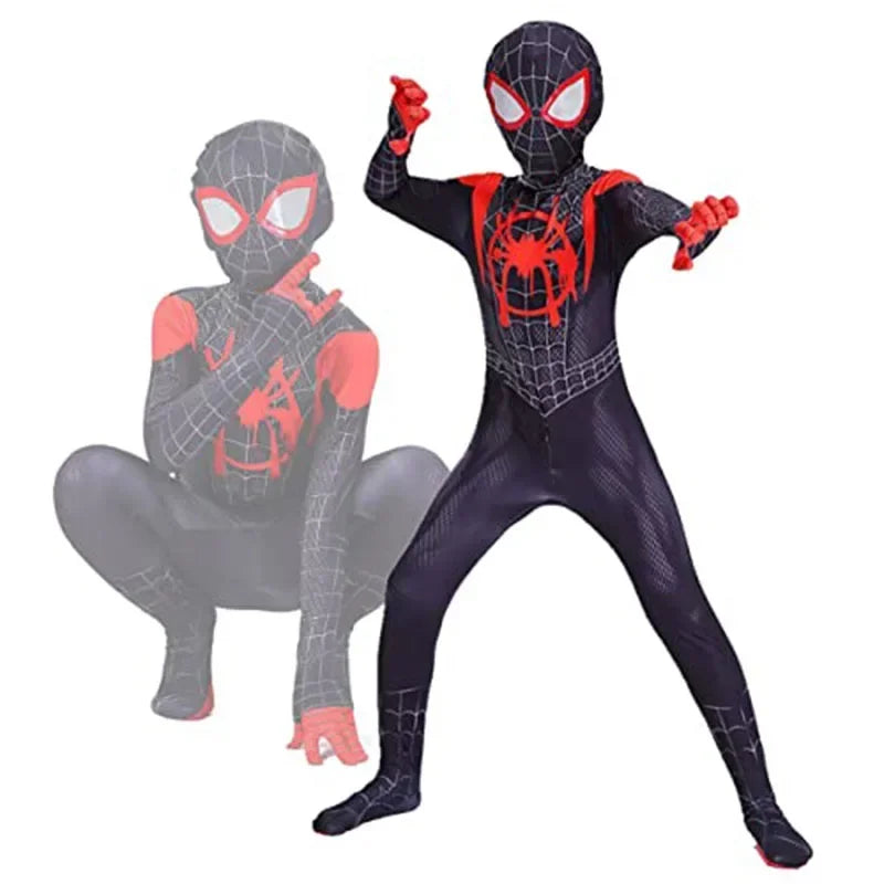 SpiderMan Jumpsuits Costume PS4 Collection Set Captain America  Halloween Christmas Party Birthday Gift Spiderman Superhero