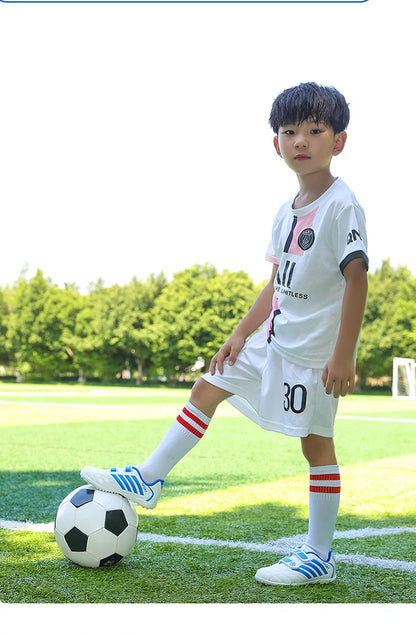 Hot Sale Children Soccer Shoes Cheap Football Cleats Training Football Boots Kids Boy Futsal Turf Sneakers zapatos de fútbol