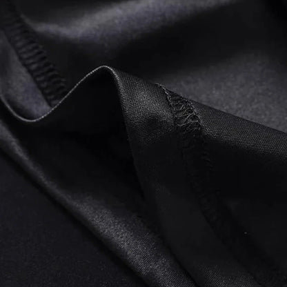 2026 Summer Lady High Waist Thin Acetate Satin Skirts Lady Solid Color A-line Dresses Girls Chic Korean Fashion Skirts