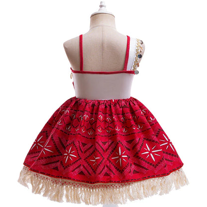 Fantasia Moana 2 da Princesa Disney para Meninas, Cosplay Vaiana, Festa de Carnaval, Aventura no Oceano, Roupa Infantil de Halloween