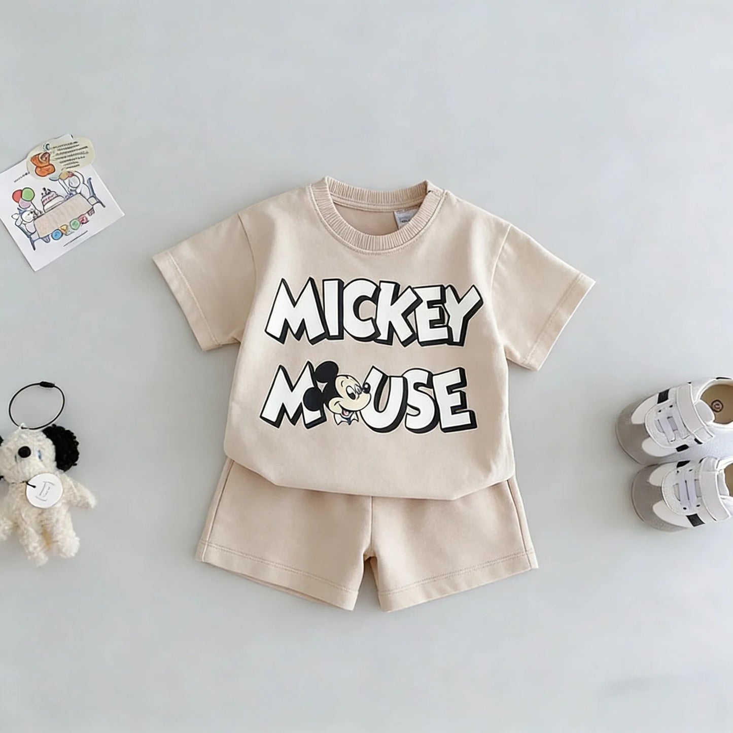 T-shirt Shorts Boy's 2pc/set Kids Summer Clothing Cartoon Fashion Children Short Sleeved Suit Toddler Costume Sets
