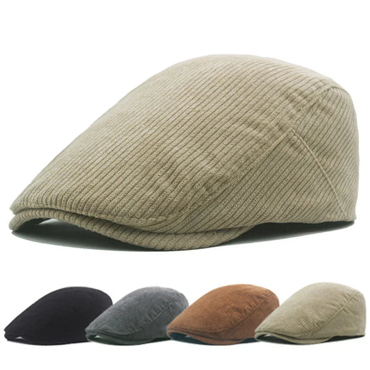 Men Hats For Male Retro Berets Seasons Casual Flat Cap Fashion Dad Hats Unisex Bonnet Gorros Hombre Retro Artist Hat