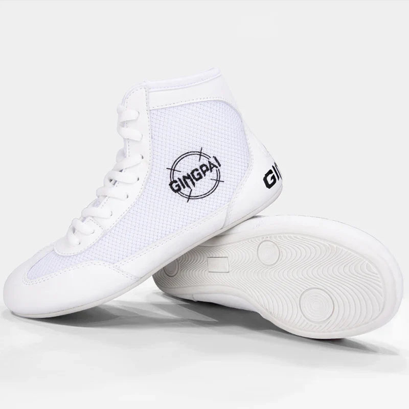 Botas de luta profissional masculinas e femininas 5 cores Sapatilhas de boxe Casal Antiderrapante Tênis Botas de luta masculinas respiráveis