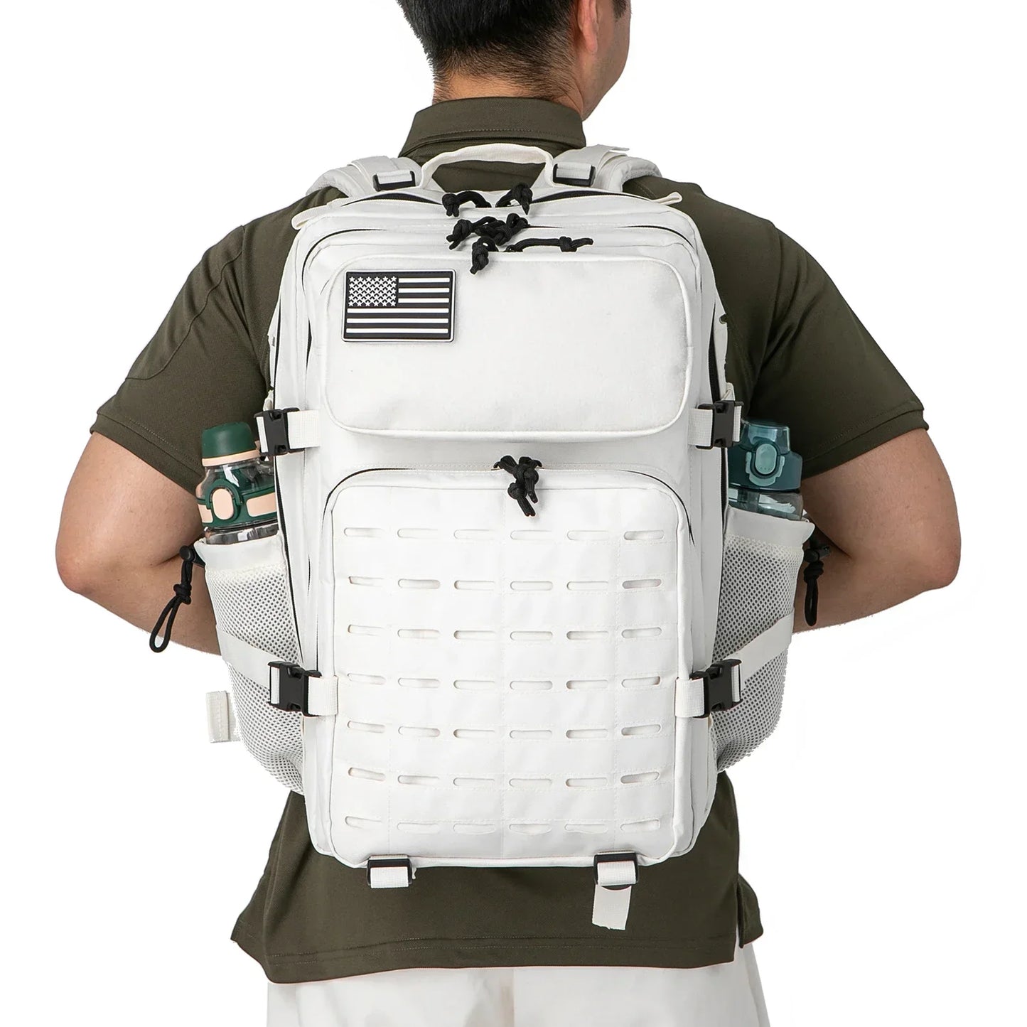 25L/45L Men's and Women's Tactical Backpacks , Outdoor Activities, Small School Backpacks with Water Bottle Holder