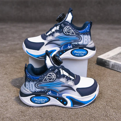2026 Children Sneaker Boys Basketball Shoes Fashion Luxury Non-slip School Kid High Top Shoes Sports Tennis Sneaker for Boy