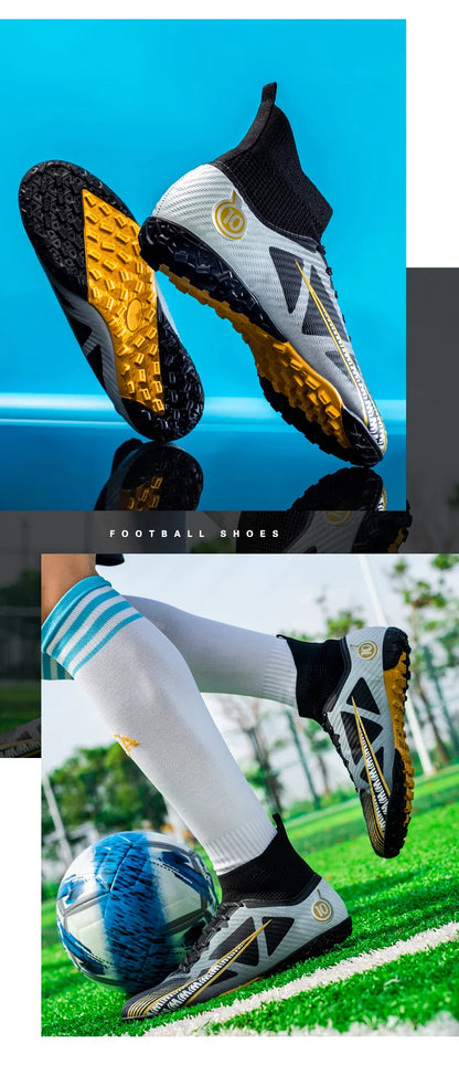 Professional Football Boots Men Soccer Shoes Society Football Cleats Ultralight Training Soccer Sneakers Men Outdoor Sports Shoe