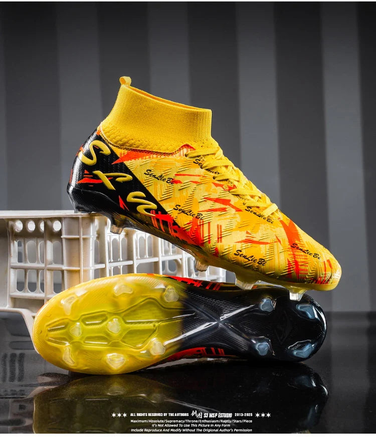 Professional Football Boots Men Soccer Shoes Society Football Cleats FG Lightweight Training Soccer Sneakers Outdoor Sports Shoe