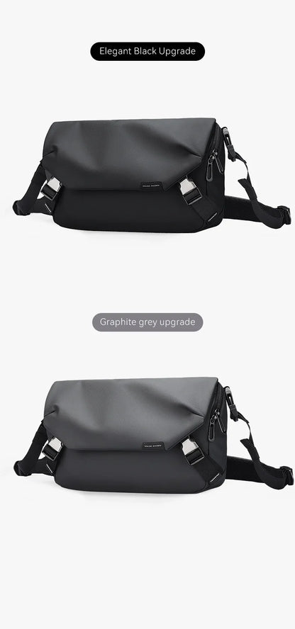 Leather Waterproof Multifunction Messenger Bag Large Capacity Sling Shoulder Bags mens crossbody bag
