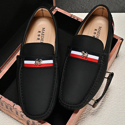 Loafers Men Driving Shoes Casual Shoes Comfortable Classic PU Leather Loafers Business Shoes Slip on Walking Men Loafers Shoes