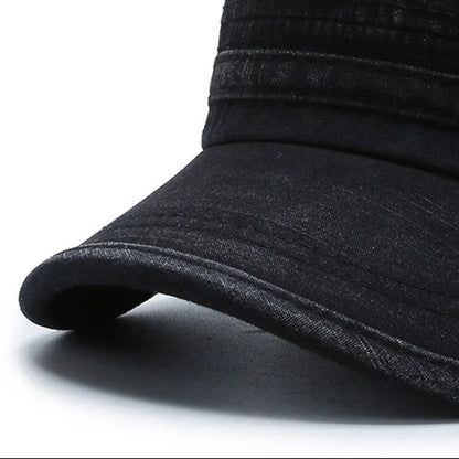 Men Women Army Hat Washed Cotton Military Hats Cadet Style Combat Caps